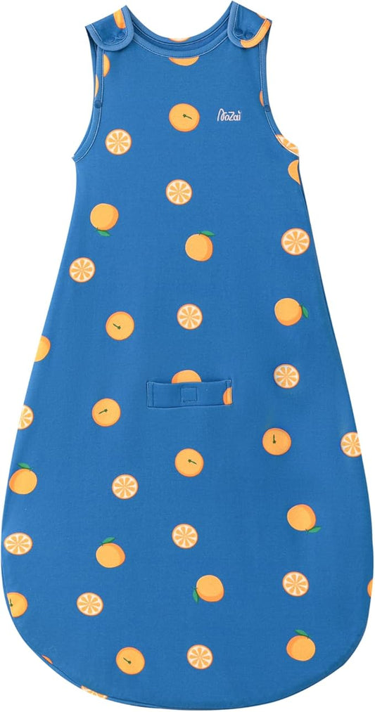 AnZai Merino Wool & Organic Cotton Sleep Sack for 2-24 Months - 2 Way Zipper Adjustable Sleeping Bag, Year Round