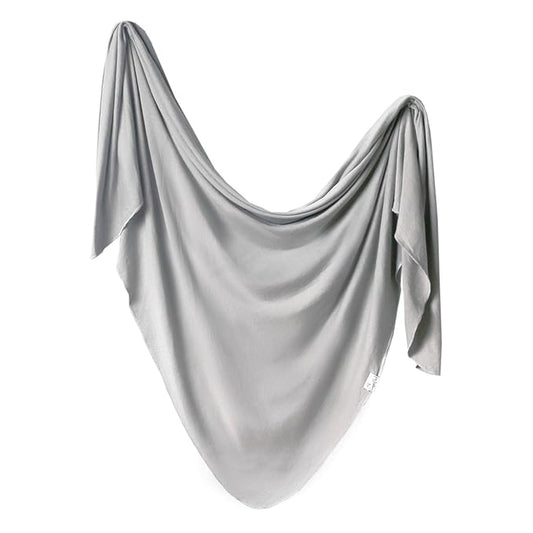 Copper Pearl Baby Swaddle Blanket - Premium Knit Baby Blanket, Large Soft Stretchy Receiving Blankets for Baby Boy and Girl, Swaddles for Newborn, Infant, and Toddler (Stone)