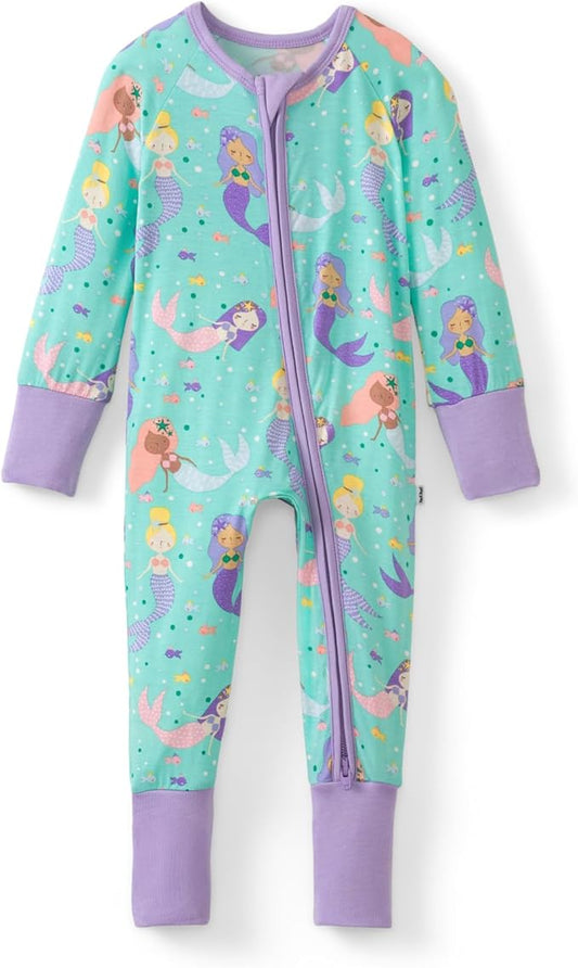 Little Sleepies Pajamas for Baby Boys & Girls, Viscose from Bamboo Baby Pajamas, Preemie & Newborn Sleepers, 2-Way Zipper PJs