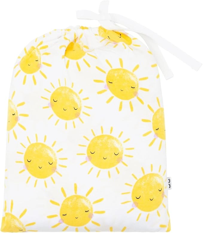Little Sleepies Baby Crib Sheets, Buttery Soft Viscose from Bamboo Crib Sheets for Boys & Girls, Toddler Bed Sheet, Standard Crib Mattress Sheet, Super Stretchy & Elasticized (Sunshine)