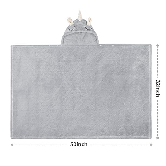 Toddler Bath Towel Hooded Kids Towels Baby Bath Towels for Boy Girl 0-5 Year, 2-Pack Thick Absorbent Toddler Towels with Hood Kids Bath Towel, Large 50''x32'' Baby Hooded Towel for Kids