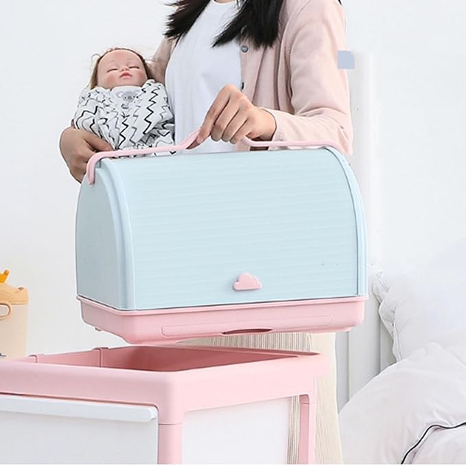 lyrlody Bottle Drying Box, PP Material, Large Capacity Nursing Bottle Storage Drainer, Perfect for Infant Feeding Essentials and Travel