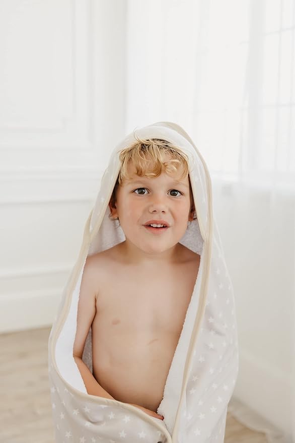 Copper Pearl Hooded Bath Towels Premium Knit/Terry Cloth Baby Towels with Hood, Pockets, and Cool Designs - Great to Gift and Make Bath Time Fun - Baby Bath Towel, Twinkle