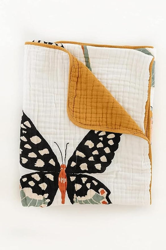 CLEMENTINE KIDS Twin Muslin Throw Blanket