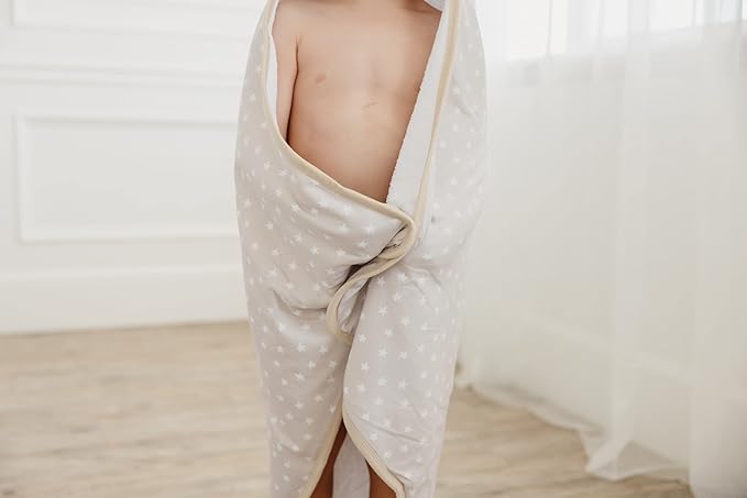 Copper Pearl Hooded Bath Towels Premium Knit/Terry Cloth Baby Towels with Hood, Pockets, and Cool Designs - Great to Gift and Make Bath Time Fun - Baby Bath Towel, Twinkle