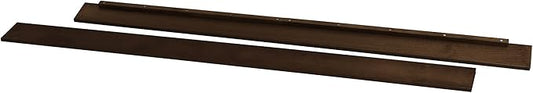 Universal Twin and Full-Size Conversion Kit Bed Rails for Davinci Baby Convertible Cribs - Solid Wood Rail - Toddler & Adult Bed Rail for Twin & Full-Size Bed - Nursery Furniture (Espresso)