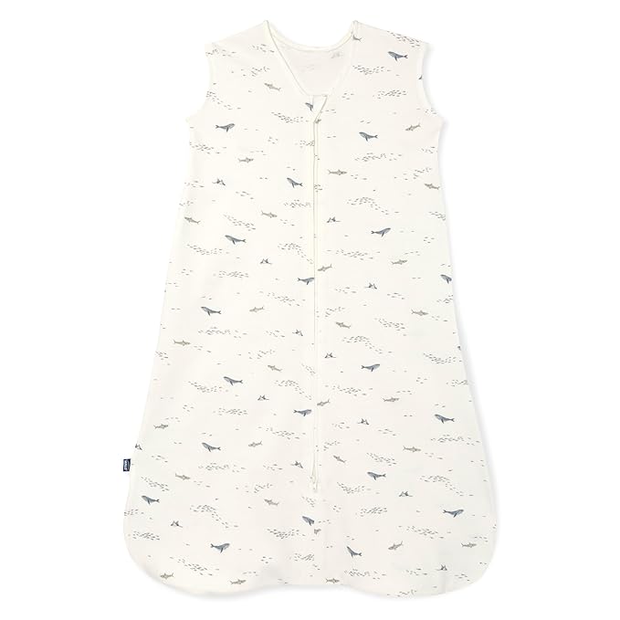 HALO SleepSack, 100% Cotton Wearable Blanket, Swaddle Transition Sleeping Bag, TOG 0.5, Ocean Life, X-Large, 18-24 Months