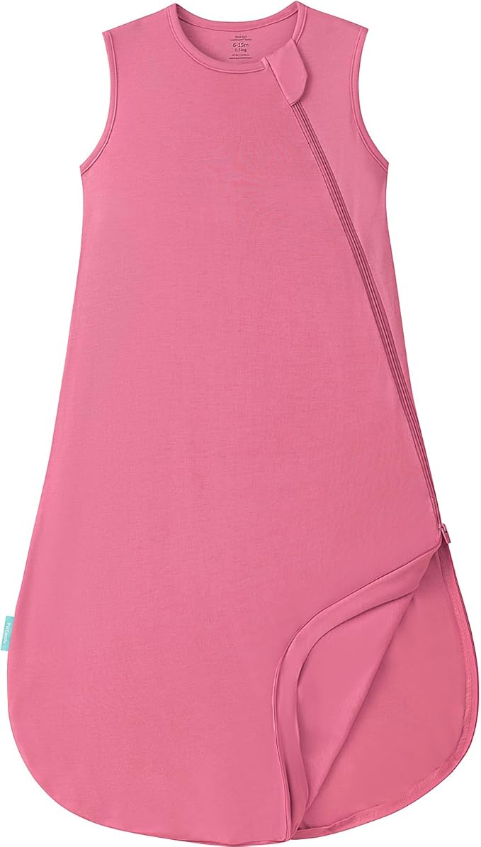PurComfy Extra-Long Toddler Sleep Sack, Premium Bamboo Viscose Summer Sleeping Bag Supersoft 0.5 TOG Wearable Blanket 3T-4T-5T