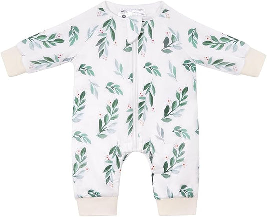 Baby 1.0 TOG Long Sleeve Sleep Suit with Legs, Premium Baby Swaddle Transition Sleep Sack, Newborn to 24 Months