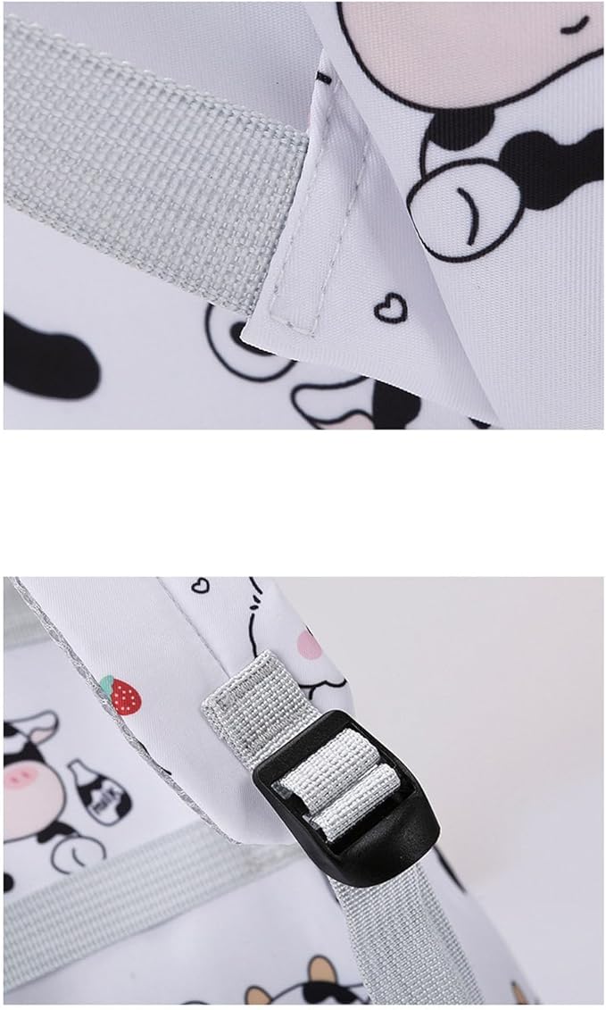 Multi Compartment Diaper Bag with Stylish Print Design Waterproof Oxford Fabric Backpack for Moms Travel Outdoor