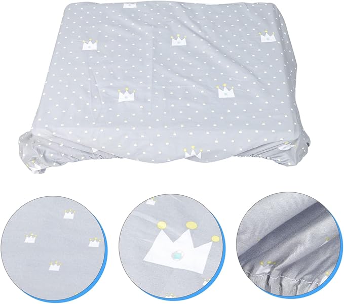 Printed Sheet Fitted Cover Boy Girl Bed Mattress Protector Design Removable and Washable for Boys and Girls Cribs