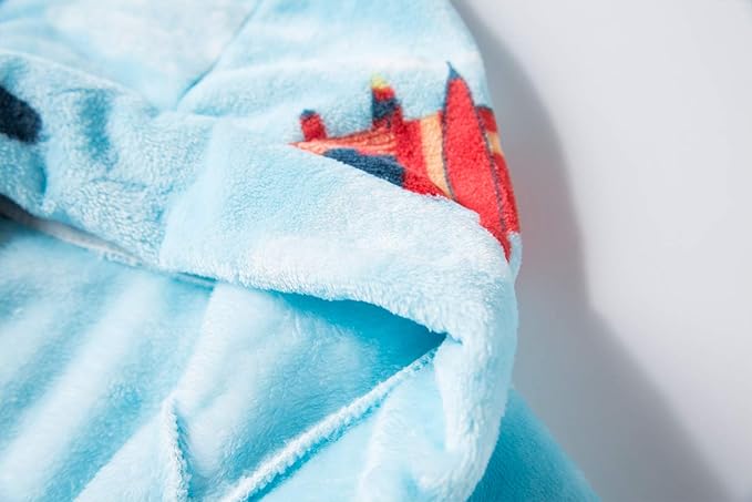 DELEY Girl's Robe Baby Boys Hoodie Robes Toddler Bathrobes for Kids Pajamas Sleepwear