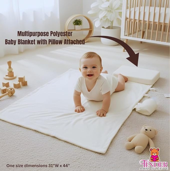 Multipurpose Baby Blanket for Newborns to Toddlers (0–5 Years) | Burp Cloth, Nursing Pillow, Mat, Travel Playmat & Stroller Blanket | Ultra-Soft, Machine Washable