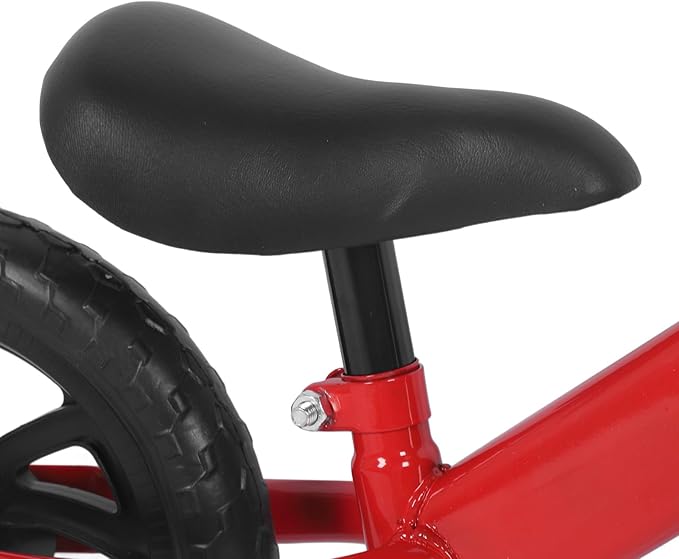 Drfeify Toddler Balance Bicycle High Carbon Steel Adjustable Seat Height 2 Foam Rubber Wheels Kids Walker Bike for Balance Training Kids Sports