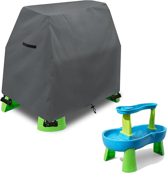 Kids Water Table Cover Fit Rain Showers Splash Pond Water Table,Waterproof Dust Proof Anti-UV Outdoor Toys Cover-Cover only