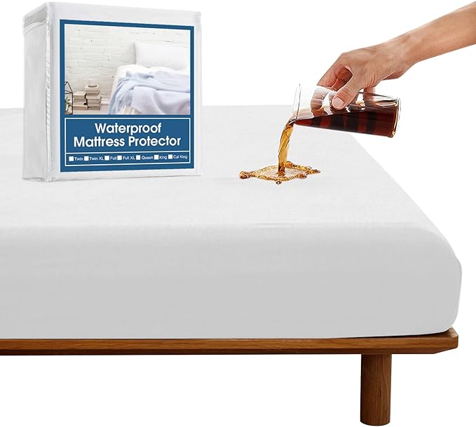 Queen Sofa Bed Mattress Protector Pad Cover,Waterproof and Breathable Queen Sleeper Sofa Mattress Topper Sheet Fitted, 60" x72", Machine Washable