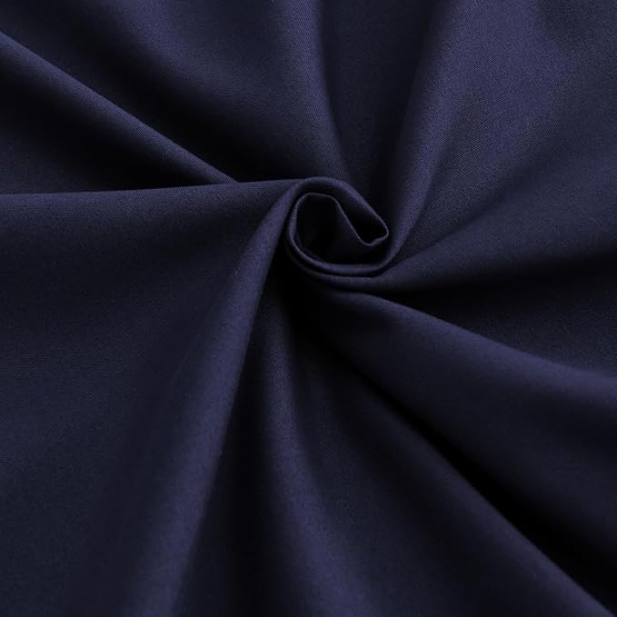 3 Piece Toddler Sheet Set,Navy Basics Bed Sheet Set for Toddler,Microfiber 3-Piece Sheet Set Soft Breathable Crib Bedding Set for Kids,Includes Flat Sheet, Fitted Sheet, Pillowcase
