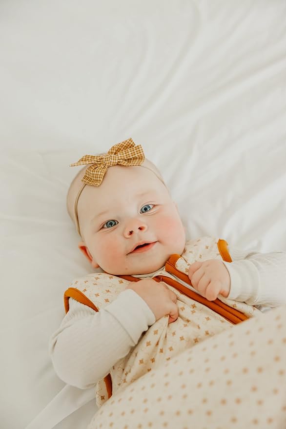 Copper Pearl Sleep Sack: Warm and Cozy Baby Bag in a Variety of Trendy Designs, Safe Alternative to Blankets, Sleeveless Baby Sleep Sack Swaddle Sizes Newborn to 24 Months - Hunnie