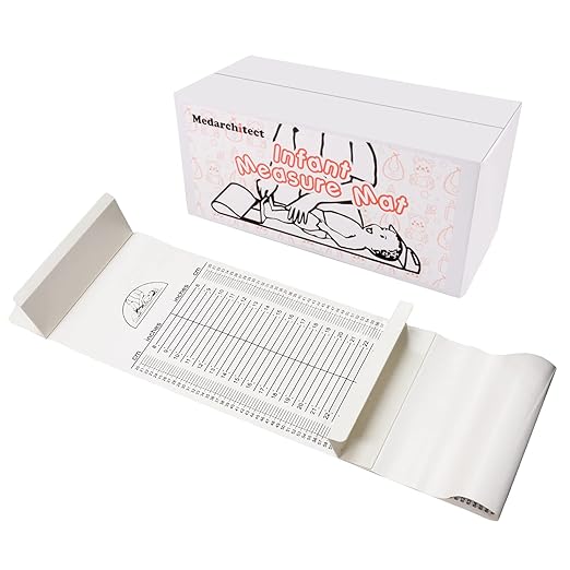 Medarchitect Baby Height Measuring Mat, Infantometer Ruler,Growth Height Chart for Newborns, Toddlers, Infants,Home Use and House Visits - White