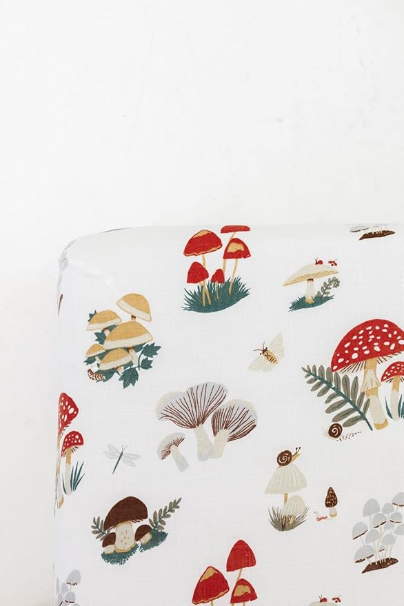 Clementine Kids Crib Sheets (Mushroom)