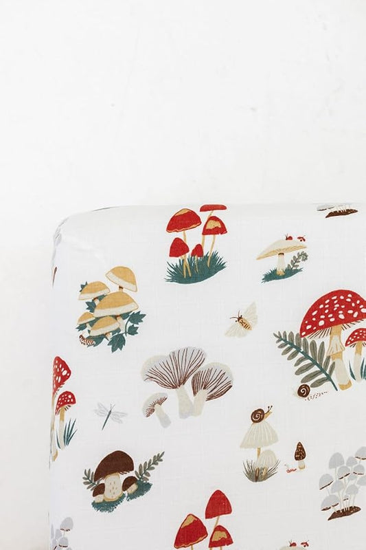 Clementine Kids Crib Sheets (Mushroom)