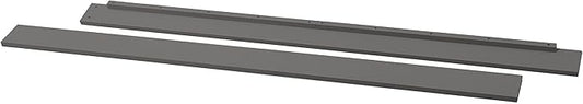 Universal Twin and Full-Size Conversion Kit Bed Rails for Davinci Baby Convertible Cribs - Solid Wood Rail - Toddler & Adult Bed Rail for Twin & Full-Size Bed - Nursery Furniture (Slate/Manor Grey)