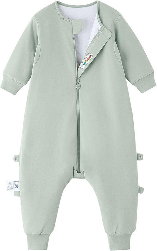 kaiya baby Unisex Toddler Sleep Sack with Feet, 2.5 Tog Baby Winter Sleep Sack Long Sleeve Gifts for Boys & Girls