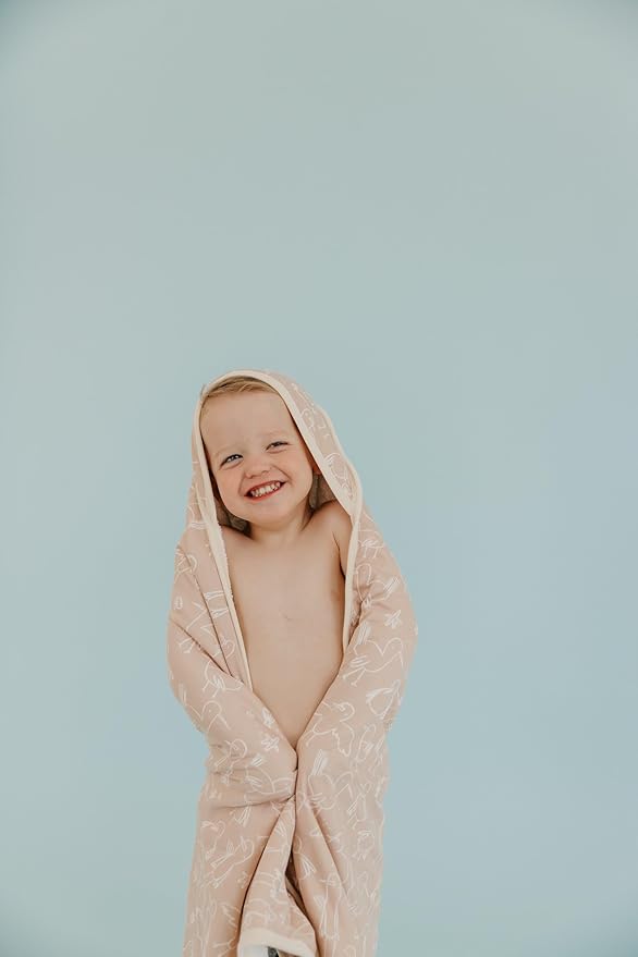 Copper Pearl Hooded Bath Towels Premium Knit/Terry Cloth Baby Towels with Hood, Pockets, and Cool Designs - Great to Gift and Make Bath Time Fun - Baby Bath Towel, Sandy