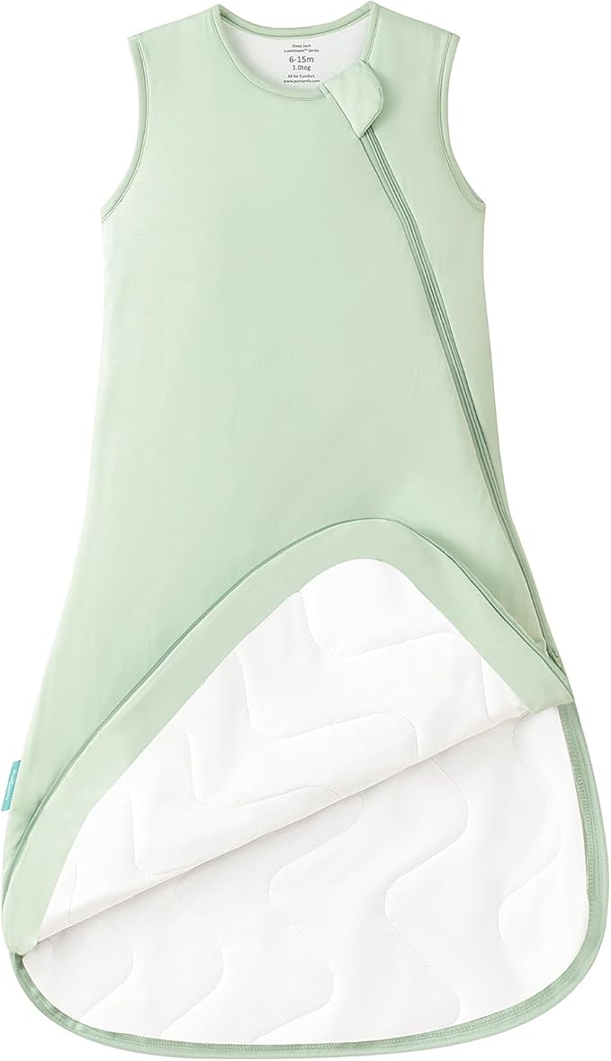 PurComfy Extra-Long Toddler Sleep Sack, Premium Bamboo Viscose Warm Sleeping Bag Supersoft 1.0 TOG Wearable Blanket 3T-4T-5T