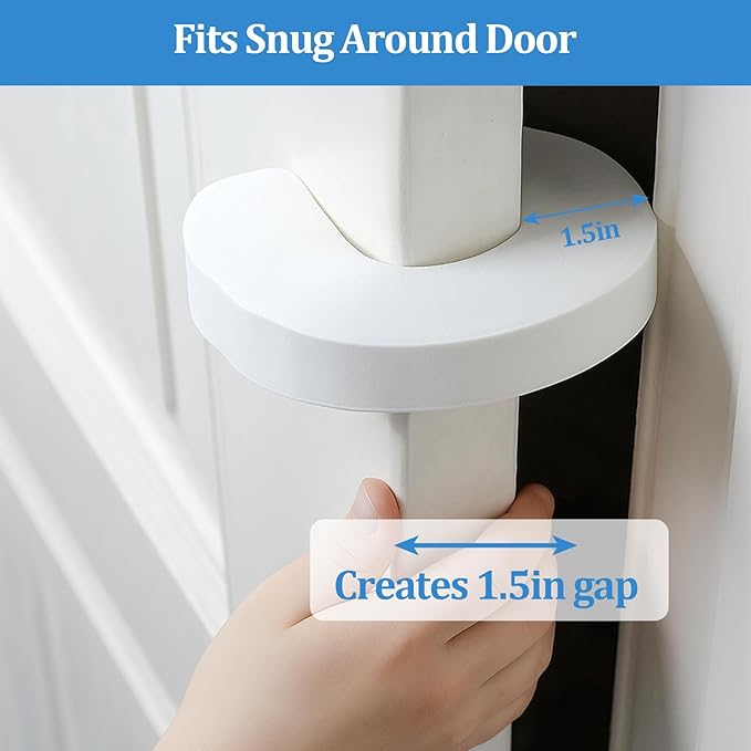 Door Finger Pinch Guard, 9 Pack Foam Door Stopper,Anti Door Slam Stopper for Safety & Protection Door Slam Stopper