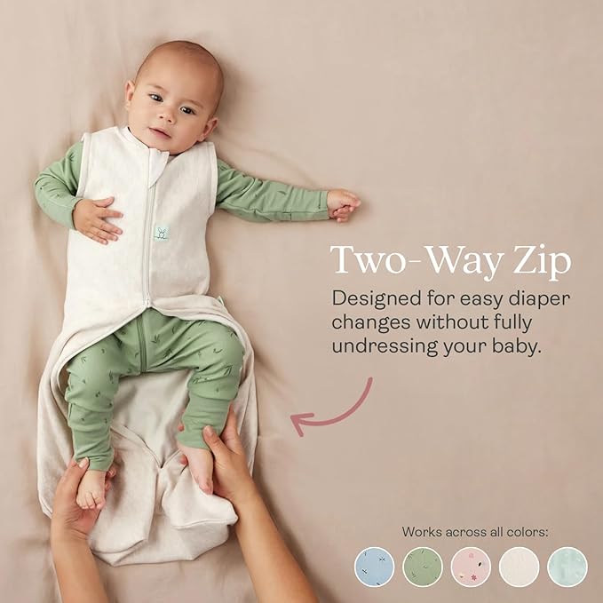 ergoPouch 2.5 Tog Jersey Sleeping Bag – Arms-Out Baby Sleep Sack, Ideal Transition from Swaddling, Slim Fit Keeps Baby Secure & Comfortable, Soft Breathable Fabric (3-12 Months, Dragonflies)