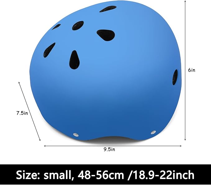 Kids Bike Helmet, Toddler Helmet for Kids Ages 3-5-8, Skateboard Helmet with Knee Elbow Wrist Pads for Boys Girls, Adjustable Protective Gear Set for Skating Bicycling Roller