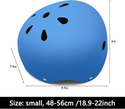 Kids Bike Helmet, Toddler Helmet for Kids Ages 3-5-8, Skateboard Helmet with Knee Elbow Wrist Pads for Boys Girls, Adjustable Protective Gear Set for Skating Bicycling Roller