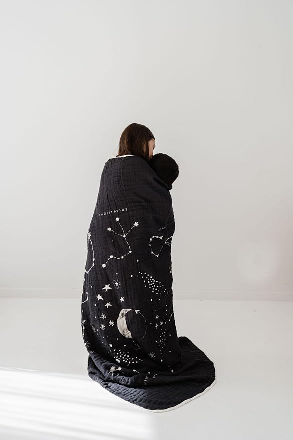 CLEMENTINE KIDS Twin Muslin Throw Blanket (Astrology)