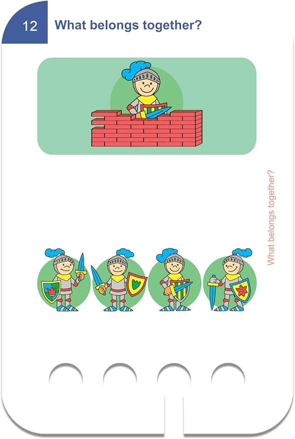 Puncho Educational Talking Flash Cards Game for Toddlers - Sensory Toys with Wooden Hole Box & 6 Bilingual Card Sets - Early Development Fun Matching Games for Kids - Ages 5+