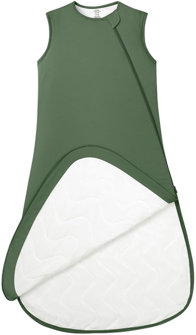 PurComfy Extra-Long Toddler Sleep Sack, Premium Bamboo Viscose Winter Sleeping Bag Supersoft 2.5 TOG Heavy Wearable Blanket 3T-4T-5T