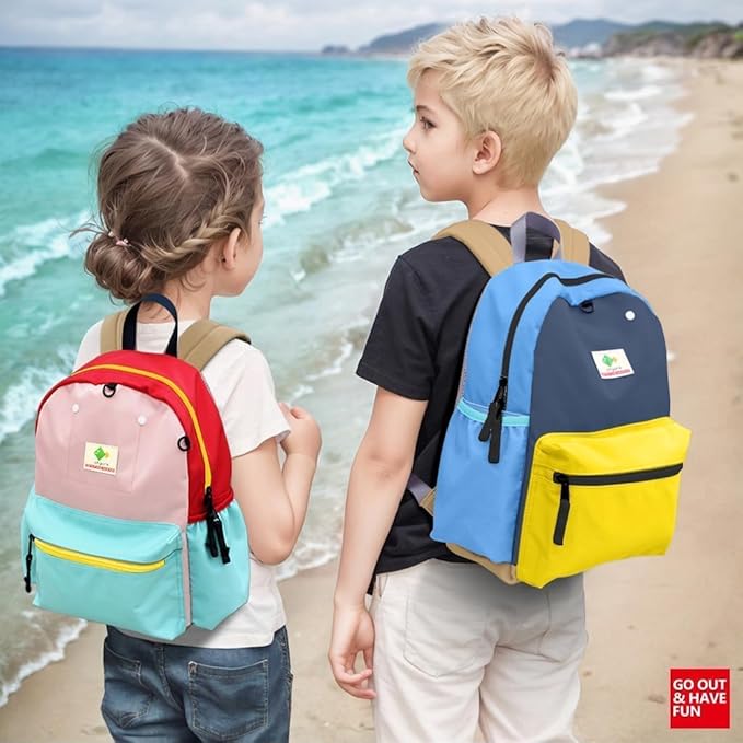 atgark Kids Backpacks For Girls Boys, School & Travel, Large, 15" H, Unisex, Lelon-shark- L, Water Resistant, Animals Pattern, 1 L, Nylon