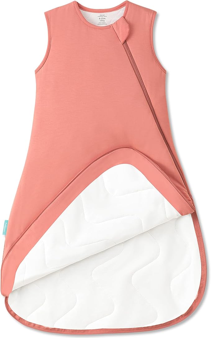 PurComfy Supersoft Sleep Sack 1.0 TOG, Premium Bamboo Viscose Baby Sleeping Bag 2-Way Zipper Sleep Sack Baby Wearable Blanket
