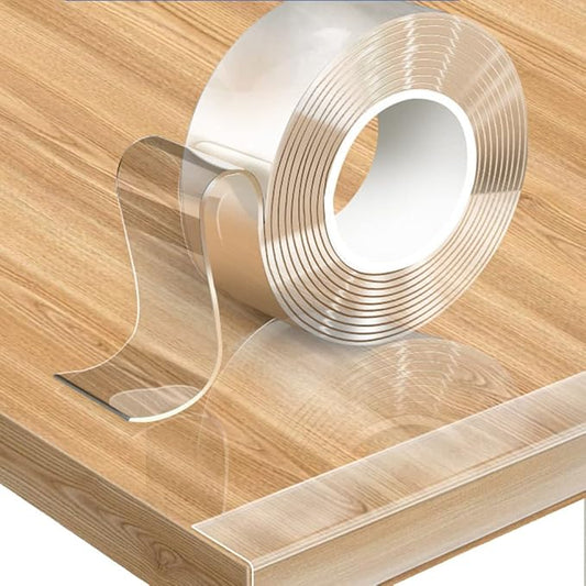 Baby Proofing Edge Protector for Kid Clear Edge Protector Strip Safety Corner Guards Child Proof Corner Bumper for Furniture 2" x 9.84' (thk: 2mm)
