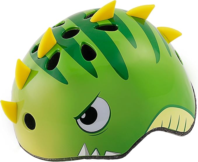 OutdoorMaster Kids Bike Helmet - Protective, Adjustable, Lightweight, Comfortable - Multi-Sport for Boys and Girls, 2 Sizes