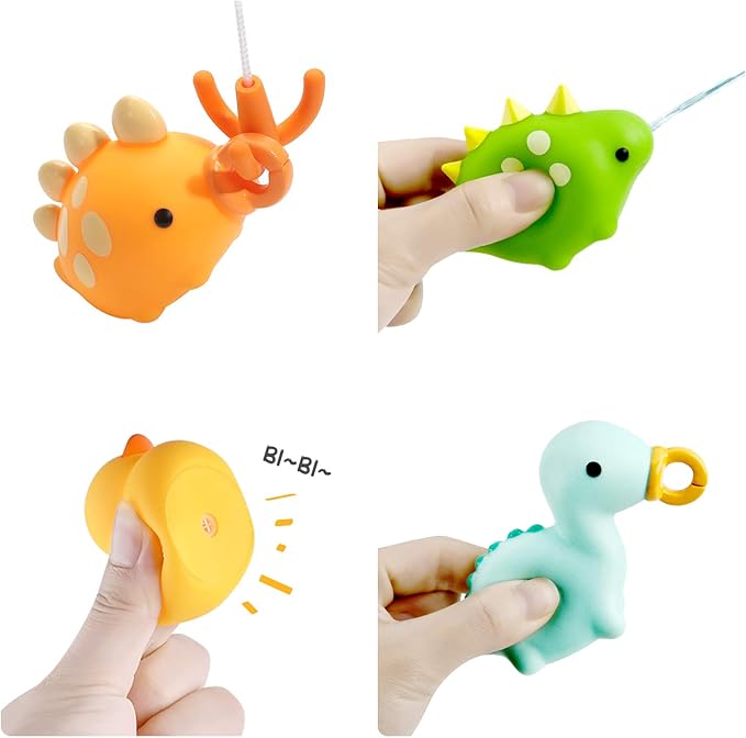 33 PCS Bath Toys for Toddlers and Babies, Bathtub Toy Set with Shower, Rubber Ducks, Floating Toys, Great Christ Gift for Kids