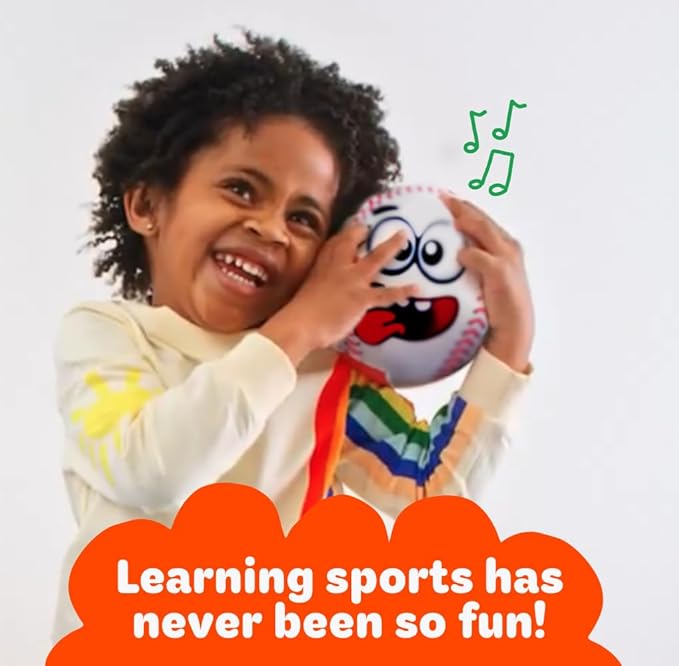 Move2Play, Hilariously Interactive Toy with Music & Sound Effects for Boy & Girl | Ball for Toddler & Baby | 6, 12, 18+ Months | 1, 2, 3+ Year Old