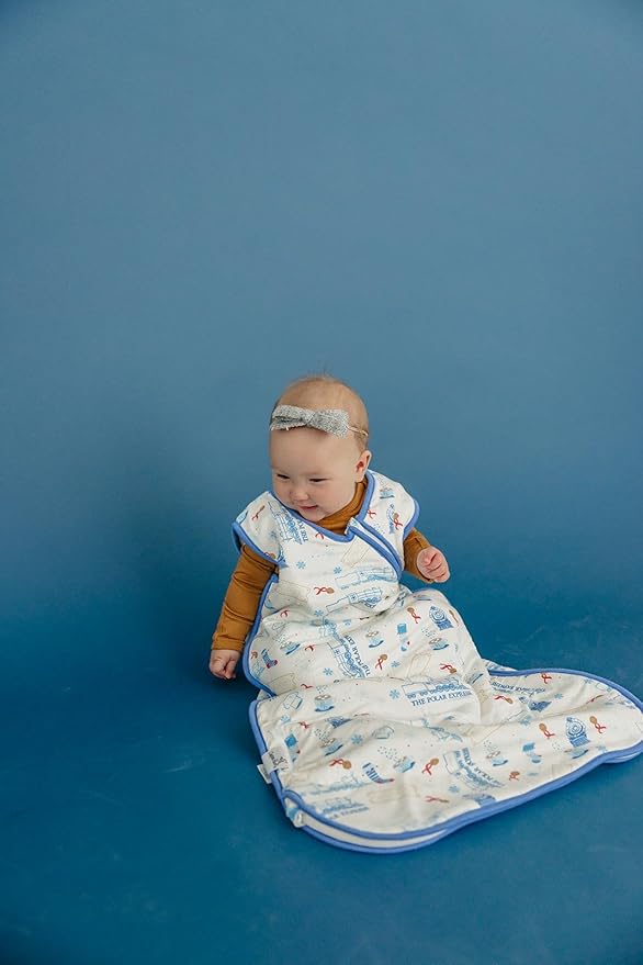 Copper Pearl Sleep Sack: Warm and Cozy Baby Bag in a Variety of Trendy Designs, Safe Alternative to Blankets, Sleeveless Baby Sleep Sack Swaddle Sizes Newborn to 24 Months - The Polar Express