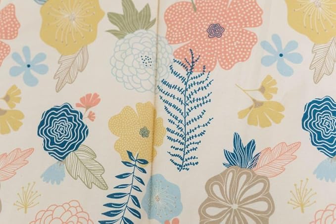 Beddy's Flower Blossoms Girls Durable Zipper Bedding for Kids, Bed in a Bag, Floral Sheets and Comforter, Easy to Make and Wash, Includes Pillowcase and Pillow Sham, Super Soft All Season