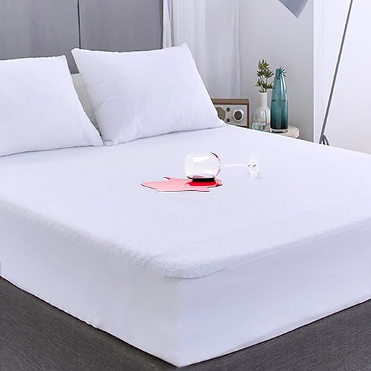FGZ Premium Waterproof Mattress Protector Twin Size, 14'' Deep Pocket Mattress Cover Terry Machine Wash Protection