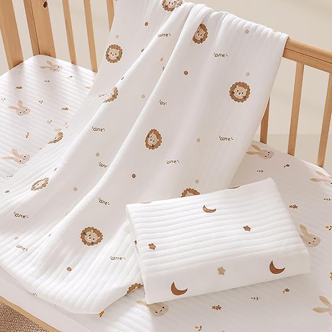 Baby Fitted Crib Sheet Mattress Protectors Infant Bed Protective Sleeve Boys Girl Bedding Stuff Essential