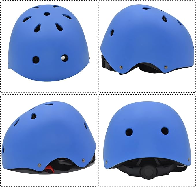 Kids Helmet Set with Knee Pads Elbow Pads Wrist Guards,Adjustable Helmet for Toddler Kids&Youth,3~14yrs Girl Boy Kids Protective Gear Set for Roller Skate Scooter Inline skatings Longboard