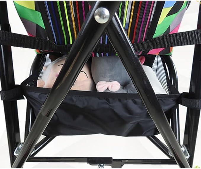 RYUJNDK 2pc Portable Strollers Travel Bag Basket Pockets for Standard or Double Strollers for Storing Phone Keys Toys Accessory