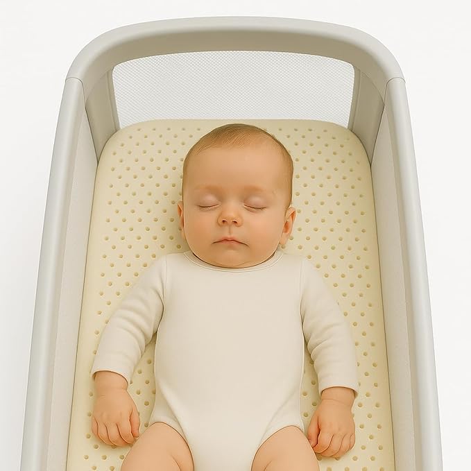ORGANIC TEXTILES Organic Baby Mattress Topper with Rayon Derived Bamboo Cover - GOLS/GOTS Certified - Breathable - 2" Mini Sleeper (31"x18")