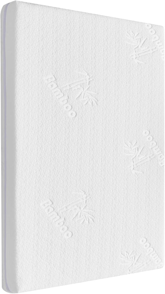 41x29 pack n play mattress for 4moms: 1.5" Thick Bamboo Cover,Gel Memory Foam pack and play mattress pad for 4moms Breeze Plus Portable & 4moms Breeze GO Portable &Travel playpen - All-Season Design
